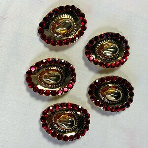 Vintage Lot of Western Cowboy Hat Button Covers